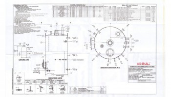 Storage Tank Drawing